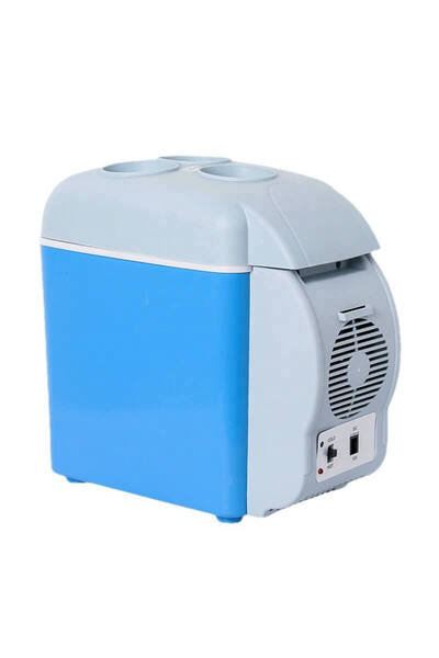 Generic ثلاجة صغيرة محمولة سعة 7.5 لتر يحافظ على البرودة والتدفئة، مناسبة للس...