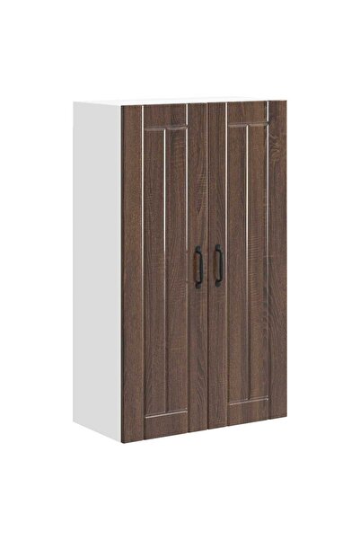 vidaxl Dulap de bucătărie Stejar închis 60 x 31 x 100 cm Lemn compozit