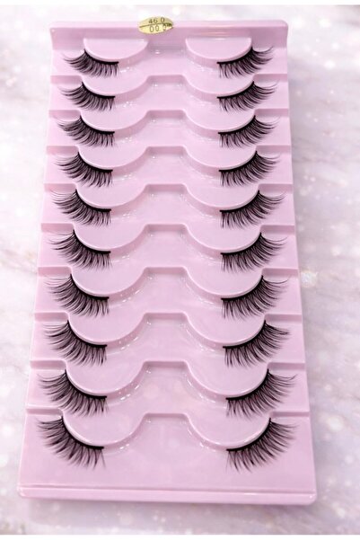 SİNKA 10 Çift Takma Kirpik Gerçek Doğal Görünüm Kirpik Seti S-02