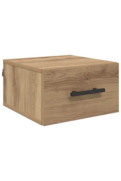 vidaxl Dulap de noapte stejar artizanal 35 x 35 x 20 cm Lemn compozit