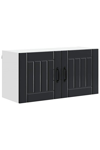 vidaxl Dulap de bucătărie Negru 80 x 31 x 40 cm Lemn compozit