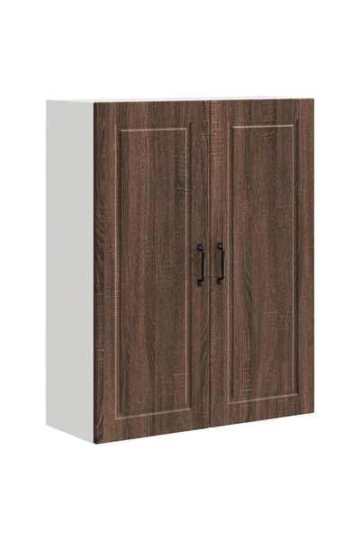 vidaxl Dulap de bucătărie Stejar închis 80 x 31 x 100 cm Lemn compozit