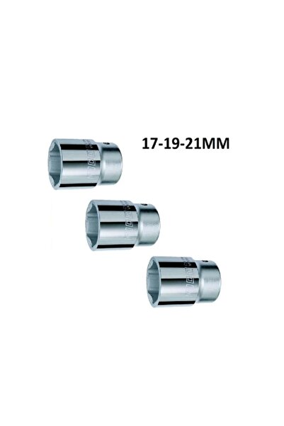 HAKTOR Rico 3/4 6 Corner Socket Heavy Duty Socket Set 17-19-21mm
