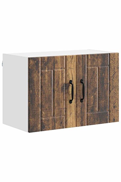 vidaxl Dulap suspendat de bucătărie cu ușă Lemn vechi 60 x 31 x 40 cm
