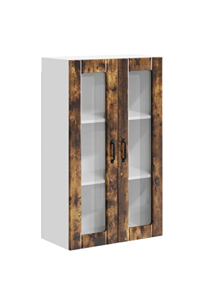 vidaxl Dulap suspendat de bucătărie Stejar fumuriu 60 x 31 x 100 cm