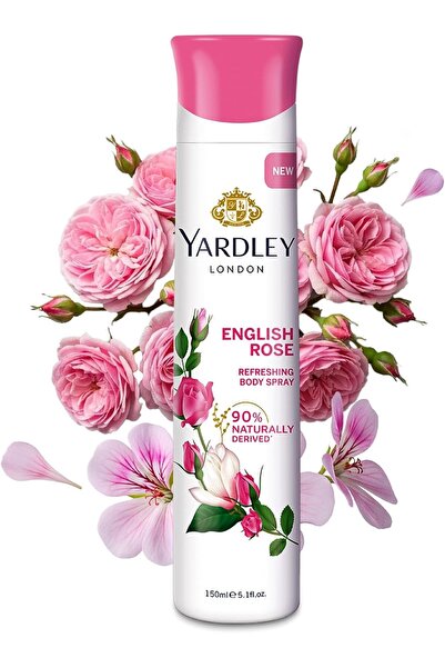 Yardley London بخاخ معطر للجسم برائحة الورد الإنجليزي، ناعم كالحرير وأنيق (15...