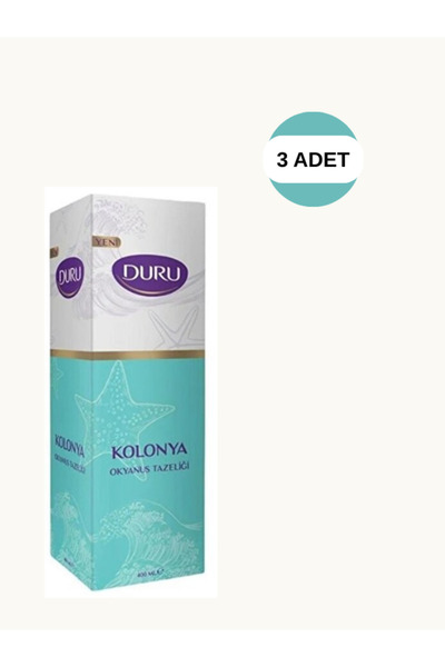 Duru Kolonya Okyanus Pet Şişe 400Ml 3 Adet