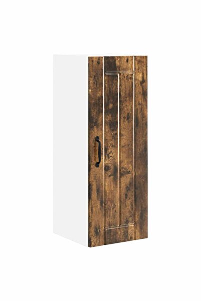 vidaxl Dulap de bucătărie Stejar fumuriu 30 x 31 x 80 cm Lemn compozit