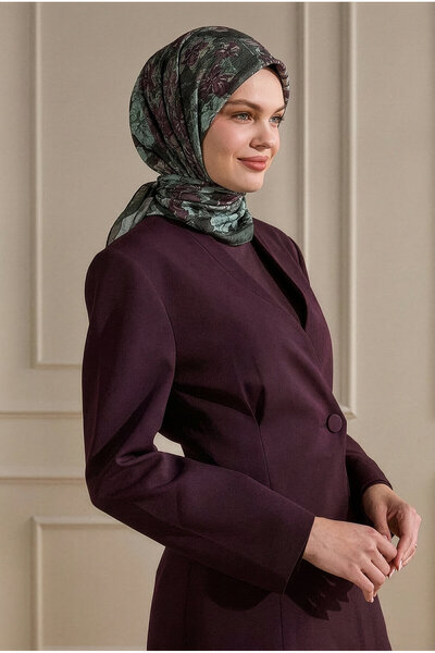 SilkTouch وشاح كراش بنمط نسيم الربيع المدخن