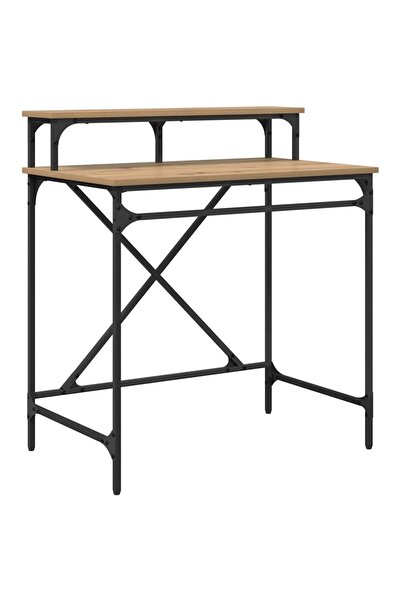 vidaxl Birou Stejar Artizanal 80 x 50 x 90 cm Lemn compozit