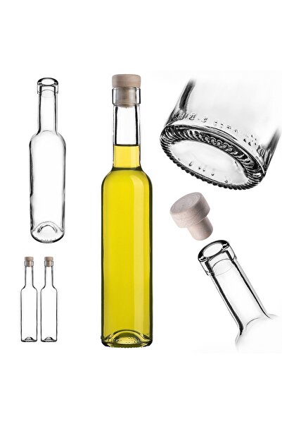 KADAX Sticlă Mocali 250 ml Sticle de sticlă pentru vin și lichioruri 2 buc + ...