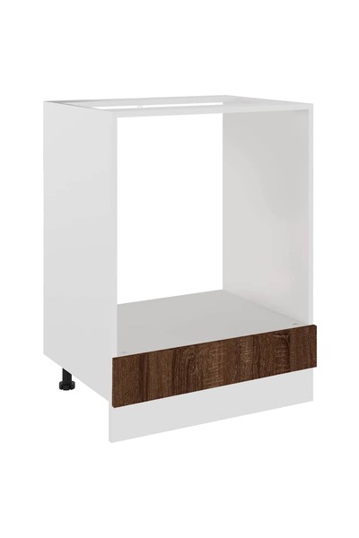 vidaxl Dulap pentru cuptor "Riga", stejar maro, 60x46x81,5 cm,
