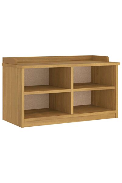 vidaxl Bancă pentru hol „SANDNES” 87x40x50 cm din lemn masiv de pin