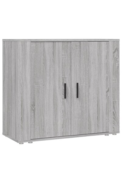 vidaxl Dulap, gri sonoma, 80x33x70 cm, lemn compozit