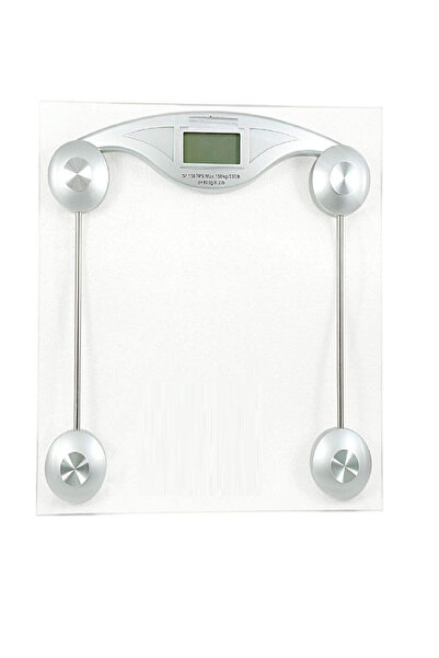 Sanford Electronic personal scale, Sheer glass/silver