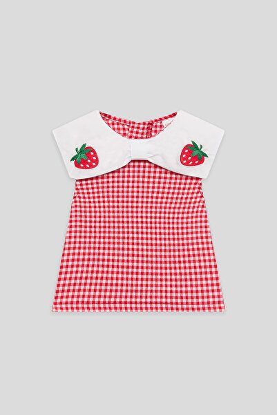 GB Baby BG Store Kız Bebek Ekose Bluz