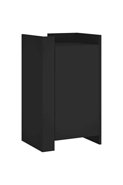 vidaxl Dulap, negru, 45x35x75 cm, lemn prelucrat
