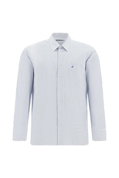 Abdullah Kiğılı Μακρυμάνικο κλασικό καρό βαμβακερό πουκάμισο