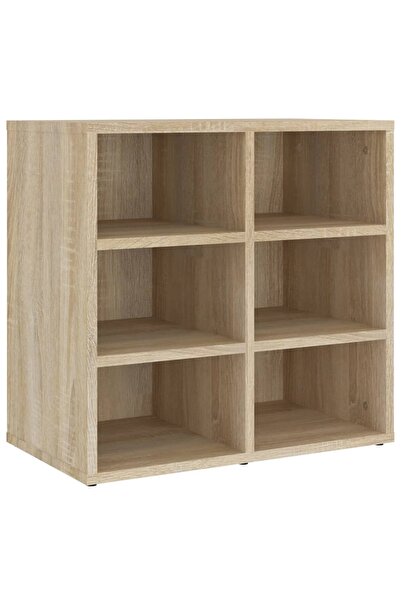 vidaxl Shoe rack, sonoma oak, 52.5x30x50 cm