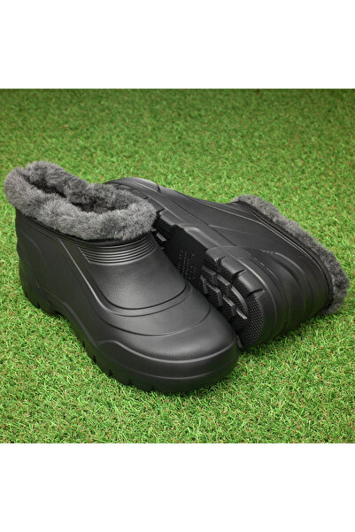 Tellus Men's Fur-Lined Galoshes-Warm WaterproofWinter garden Shoes, B-116