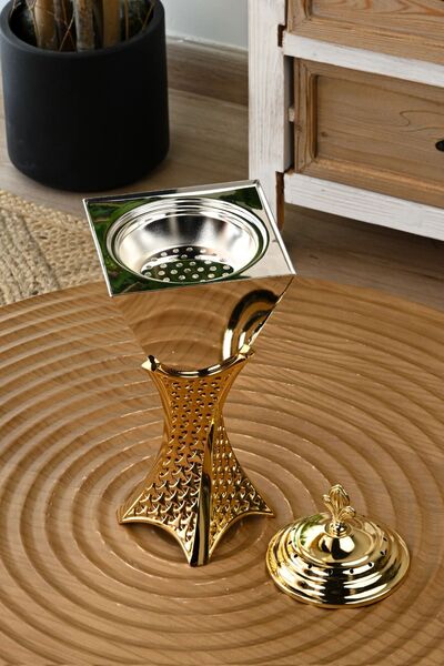 SQUALO Elegant gold Squalo incense burner – a moment for every incense and a ...