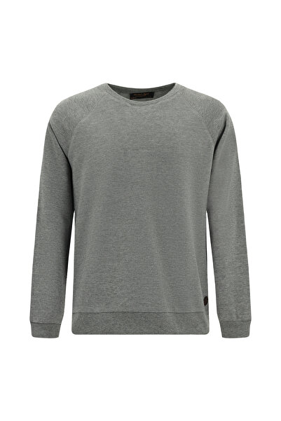 Abdullah Kiğılı Βαμβακερό φούτερ με κανονική εφαρμογή με λαιμόκοψη