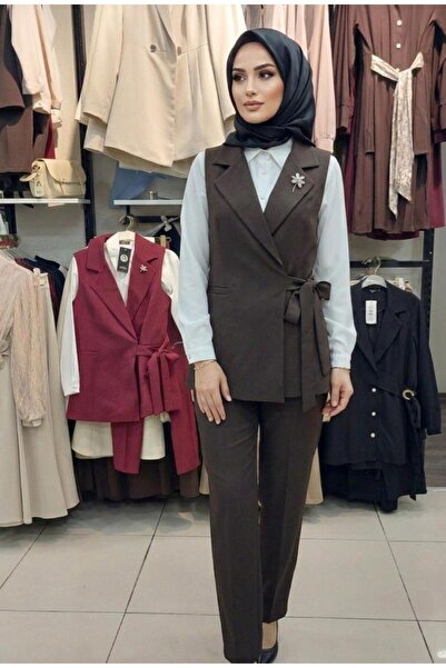 iqraafashion Women's Stylish 3-Piece Set with Hijab G4695