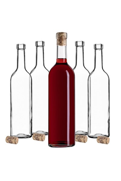 KADAX 10 buc. Sticle de sticlă pentru lichioruri de vin, sticlă de vin 0,75 l...