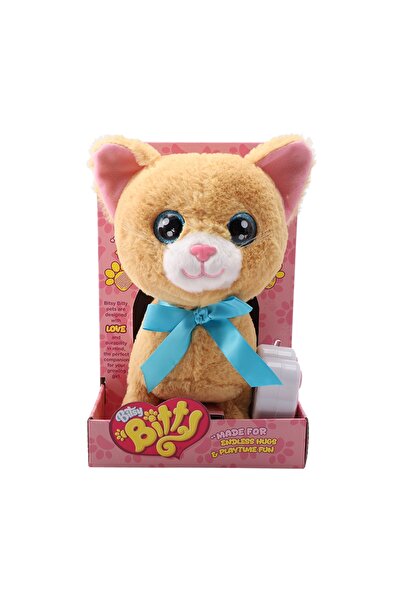 Plush قطة تفاعلية تعمل بالتحكم عن بعد من نوع بيتسي بيتي (بني)