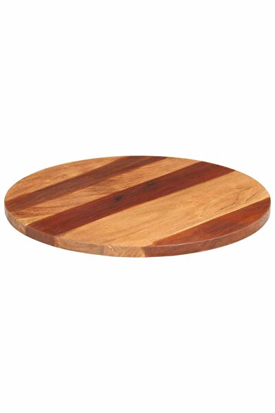 vidaxl Round table top, 60 cm, 25-27 mm, solid acacia wood