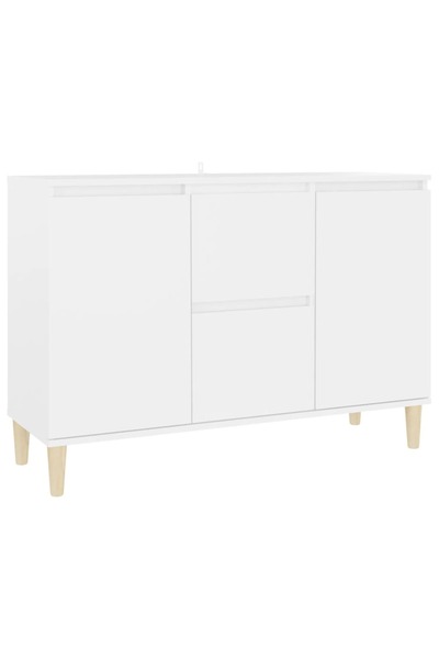 vidaxl Servantă, alb, 101x35x70 cm, lemn prelucrat