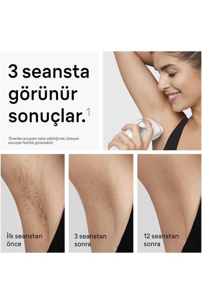 Braun IPL Silk·expert Pro 3, Evde Lazerle Tüy Alma, Çanta, Gillette Venus, 2 Başlık, PL3122