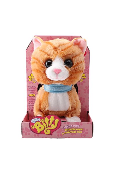 Plush Bitsy Bitty Interactive Cat (Brown)