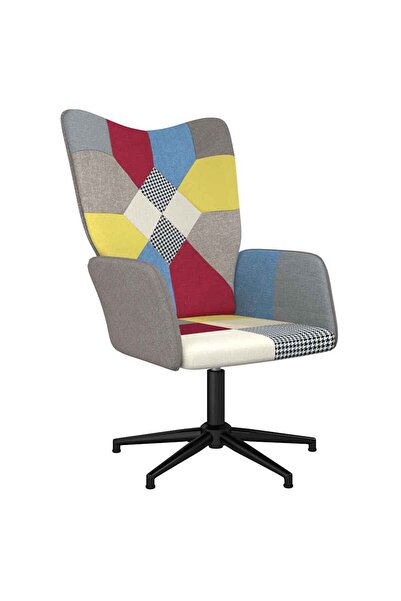 vidaxl Scaun de relaxare, textil, petice