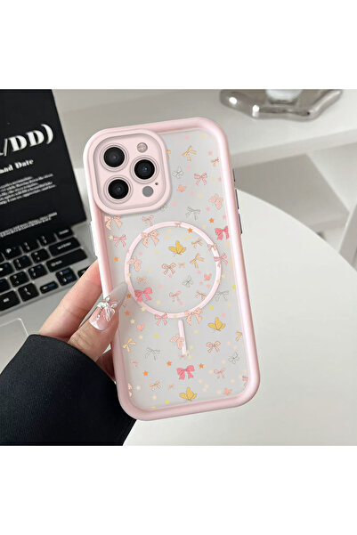 ucuc iPhone 14 Pro Uyumlu Manyetik Halkalı Yarı Sayda Mat Kamera Koruma Anti-...