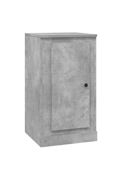 vidaxl Servantă, gri beton, 37,5x35,5x67,5 cm, lemn prelucrat
