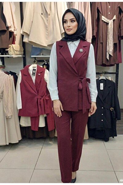 iqraafashion Women's Stylish 3-Piece Set with Hijab G4695