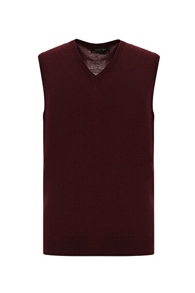 Abdullah Kiğılı Regular Fit Plain Wool Sweater