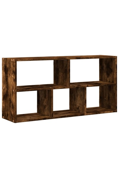 vidaxl Raft de perete, stejar fumuriu, 100x25x50 cm, lemn prelucrat
