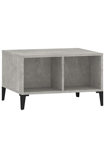 vidaxl Măsuță de cafea, gri beton, 60x50x36,5 cm, lemn compozit