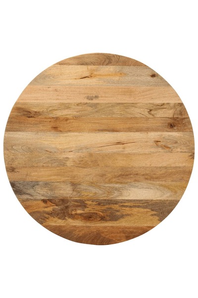 vidaxl Blat de masă rotund, Ø 80x3,8 cm, lemn masiv de mango brut