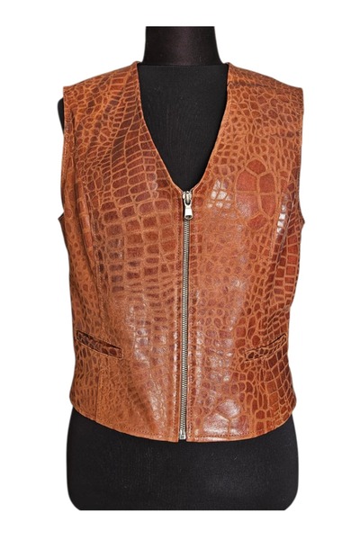 asus deri تصميم خاص لتميمة التمساح جلد si مع تفاصيل مفصلة جلد أصلي سترة