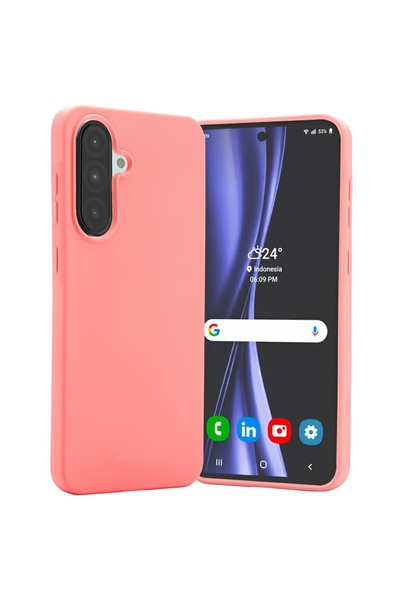 Mercury Goospery Θήκη Mercury από μαλακή TPU για Samsung Galaxy A36 5G - Ροζ