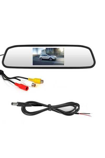 motoLEDy Monitor, afișaj cameră retrovizoare în oglinda retrovizoare 4,3' 12V