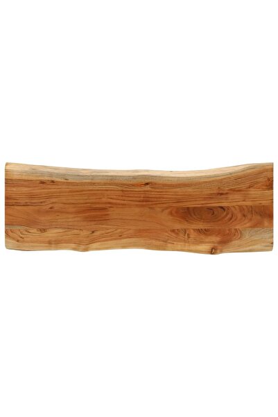 vidaxl Table top 110x40x3.8 cm rectangular acacia wood with live edge
