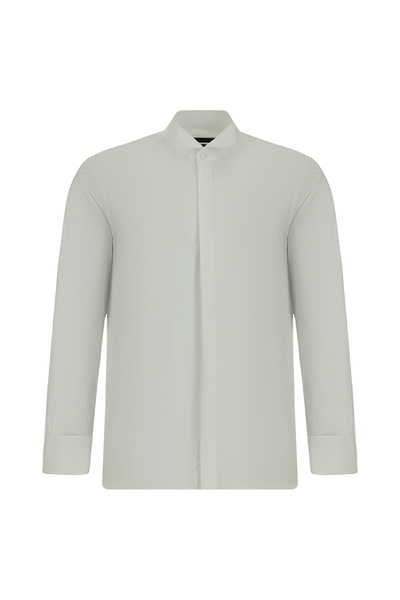 Abdullah Kiğılı Ata Collar Slim Fit Slim Fit Cotton Shirt