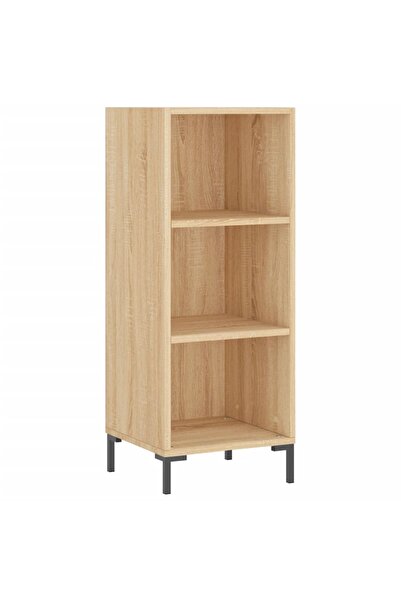 vidaxl Servantă, stejar sonoma, 34,5x32,5x90 cm, lemn compozit