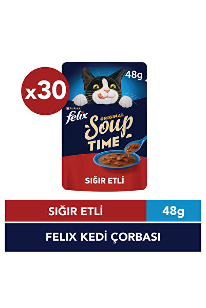 Felix Kedi Çorbası Sığır Etli .30 lu