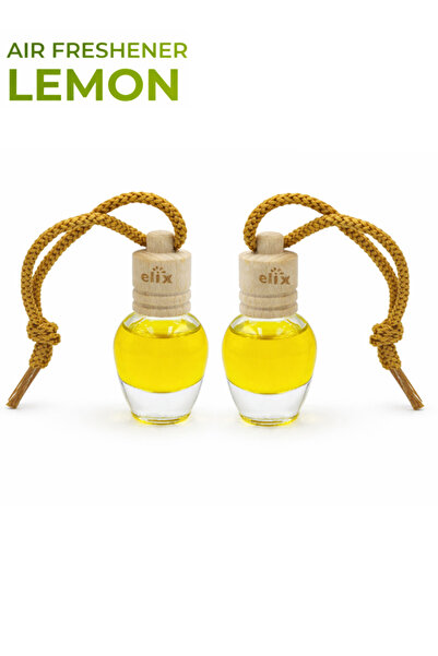 Elix معطر جو للسيارة برائحة الليمون، عبوة مزدوجة، زجاجة معطرة طبيعية للسيارة ...