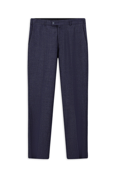 Abdullah Kiğılı 6 Drop Regular Fit Standard croială cu model Pantaloni clasic...